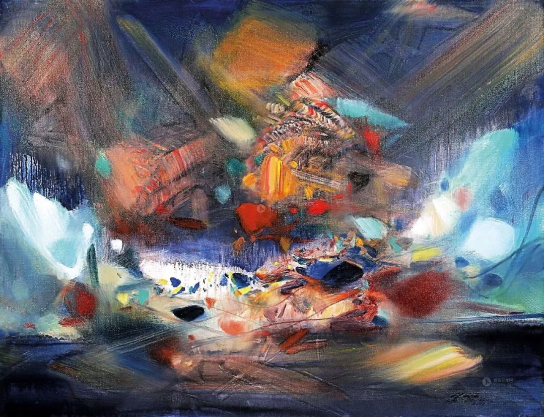 以色彩写诗，具象转抽象，朱德群作品欣赏- 杭州心桥画室@中国美术学院