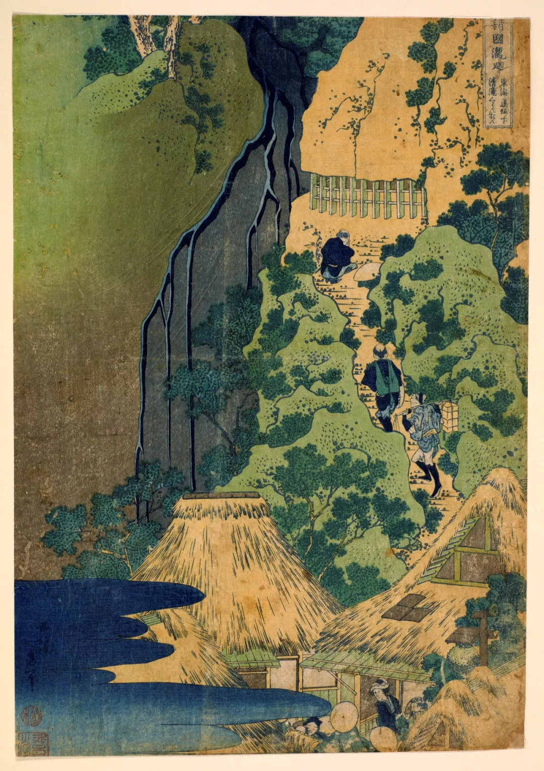 日本浮世绘，葛饰北斋- 杭州心桥画室@中国美院美术培训